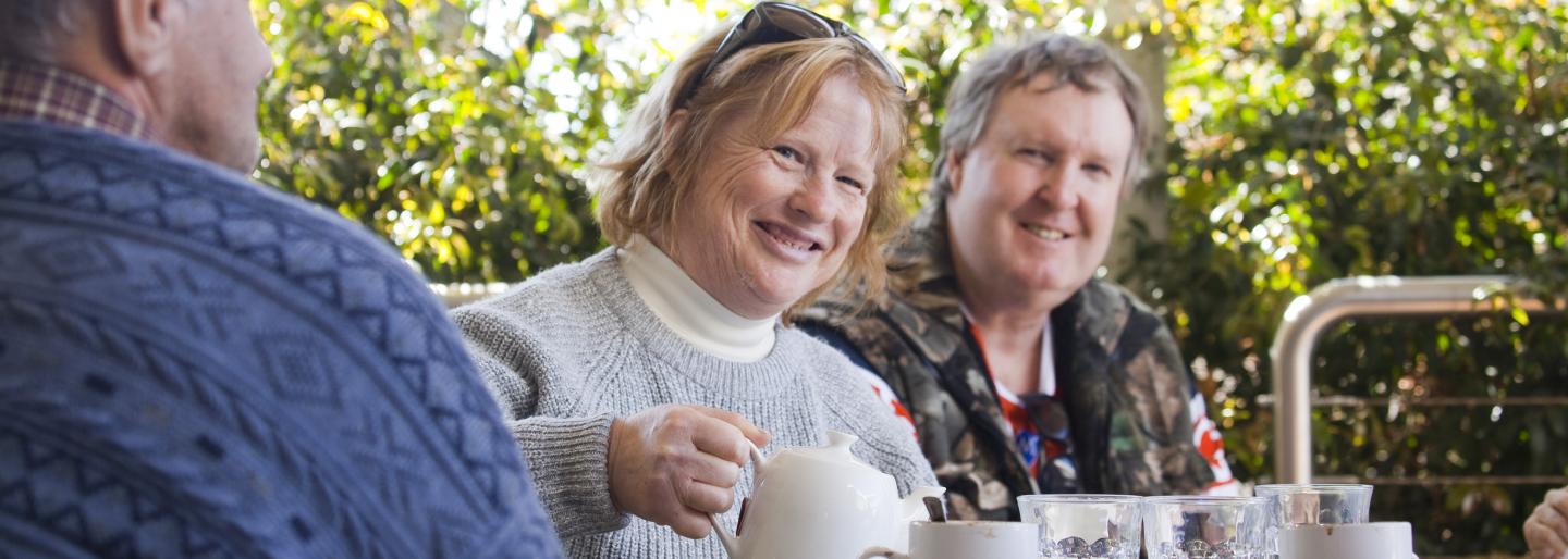 NDIS having a cup of tea