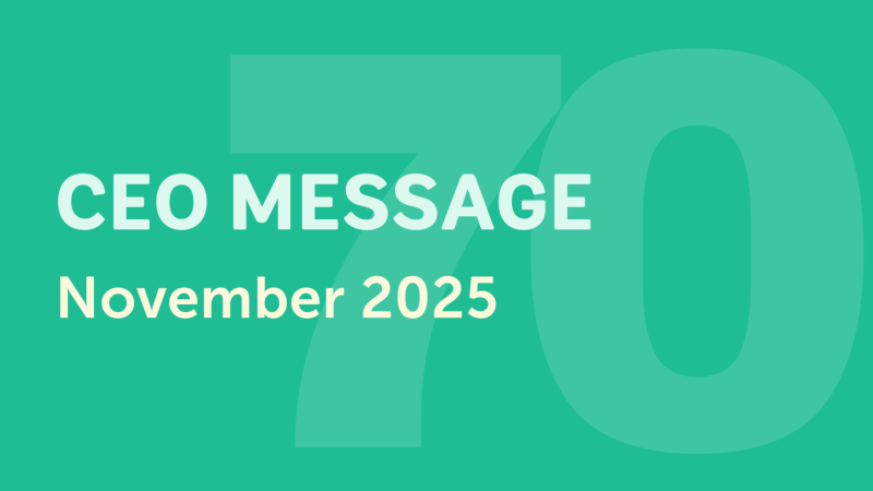 CEO message Nov
