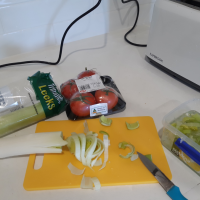 cooking with leeks