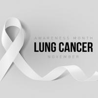 Lung cancer awareness month november 