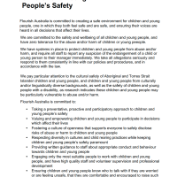 Statement of Commitment to Children and Young People’s Safety