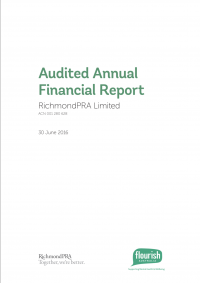 Annual financial report cover 2016