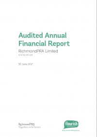Annual financial report cover 2017