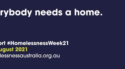 Homelessness Week 2021 