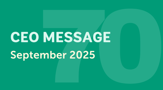 CEO message sep 2025